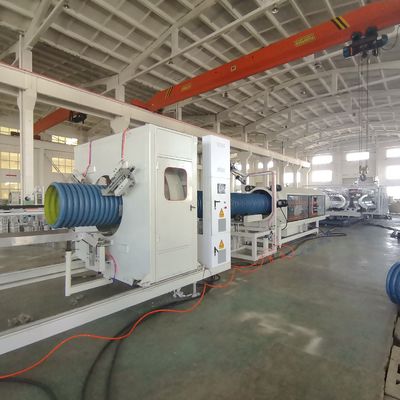 DWC Pipe Extrusion Line with 60-2000kg/h Capacity, Siemens PLC System, and Online Belling for Corrugated Pipe Production