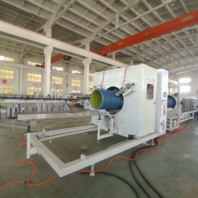 Fully Automatic Dual Wall Corrugated Underground Sewage Pipe Extrusion Line with 38CrMoAlA Extruder Material