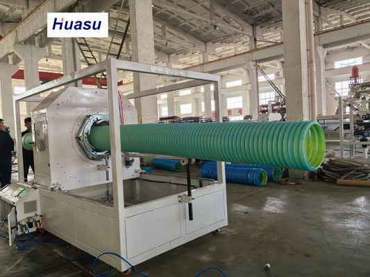 Customizable PVC Corrugated Pipe Manufacturing Line with 60-2000kg/h Capacity and 32-1600mm Pipe Diameter for Online Belling