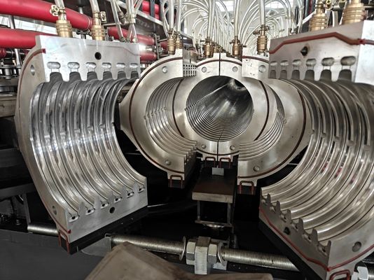 Single Double Wall Corrugated Pipe Making Machine Extrusion Line featuring 20CrMnTi Gear Material