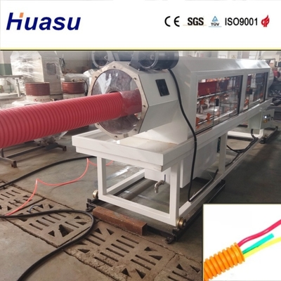 Plc Control Advanced Double Wall Corrugated Pipe Extrusion Line For Municipal Engineering