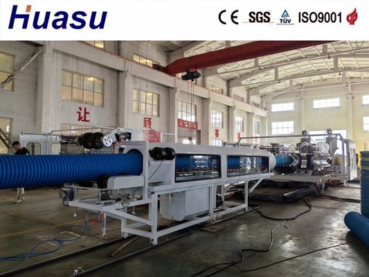CE Certified Double Wall Corrugated Pipe Extrusion Line with Siemens PLC