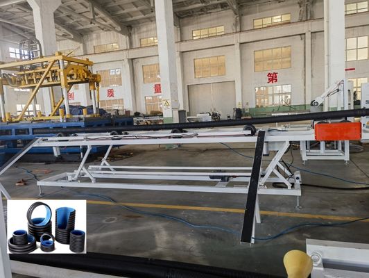 Single-Screw Double Wall Corrugated Pipe Extrusion Line 32-1600mm