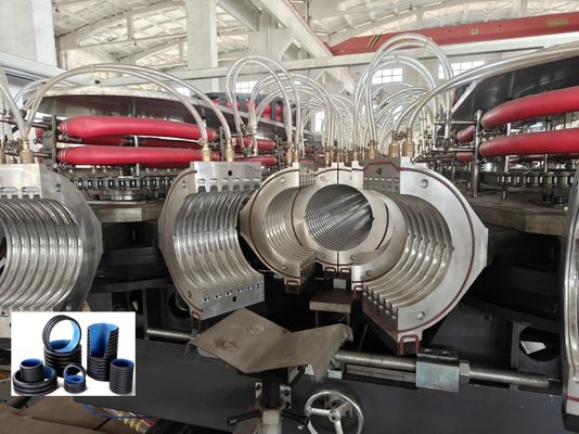 Double Wall Corrugated Pipe Extrusion Line with Siemens Motor