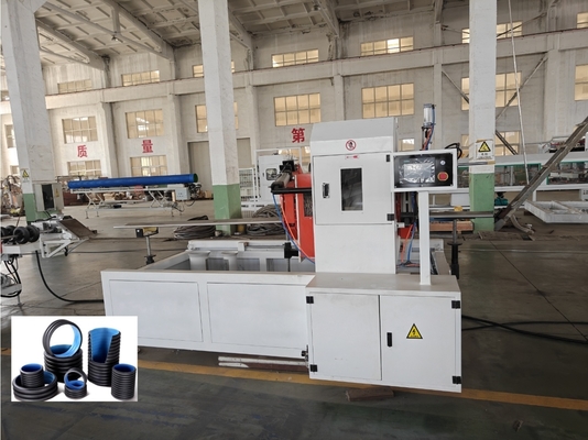 Double Wall Corrugated Pipe Extrusion Line with 38crmoaia Screw Barrel