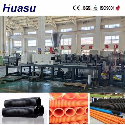 Professional Design Double Wall Corrugated Pipe Machinery with Horizontal Structure and 10-120gsm Adjustable Density