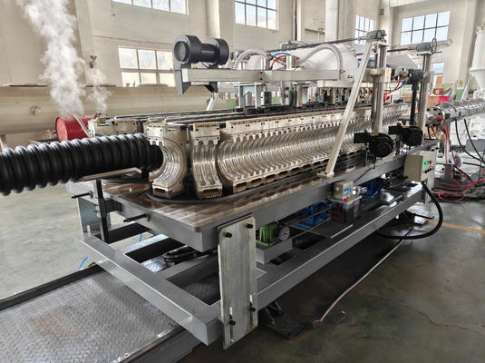 Automatic Single Wall Corrugated Pipe Extrusion Line with Deep Screw Channel for HDPE Pipe Production