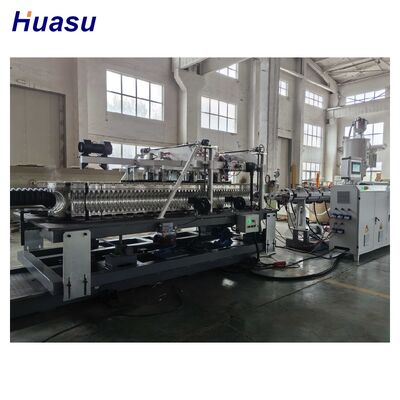 High Speed HDPE corrugatedd pipe making machine built to produce drainage pipes with consistent and fast production cycles