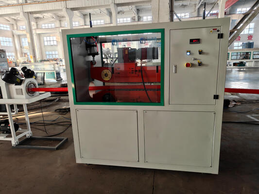 Integral Type Extruder Double Wall Corrugated Pipe Extrusion Line with Siemens Electric and 100kg/h - 2000kg/h Production Capacity