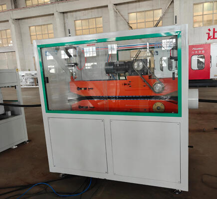 Double Wall Corrugated Pipe Extrusion Line with Siemens Main Electrical Parts, 20CrMnTi Gear Material, and HV>740 Barrel Screw