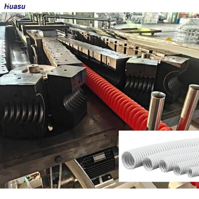 Extrusion Line HDPE PP PVC Double Wall Corrugated Pipe Machine Designed For High Precision Plastic Pipe Manufacturing