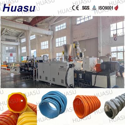 16–110mm Cable Protection Conduit Extrusion Line, Servo Haul-off With Nitrided Screw