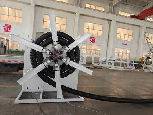 Customized Corrugated Pipe Making Machine for PP PE Plastic Processing Industrial Corrugated Pipe Production Equipment