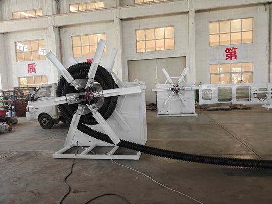 HDPE Dual Wall Pipe Production Line CE Certified Machinery Offering Strong and Flexible Pipe Manufacturing
