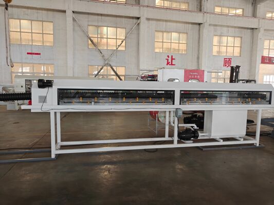 Single Screw Extruder DWC Pipe Extrusion Line Utilizing Belling-on-line Expansion Mode Competitive Streamlined Operation