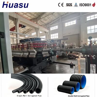 Cost-Effective HDPE Corrugated Pipe Line 100-300mm High Output Municipal Drainage