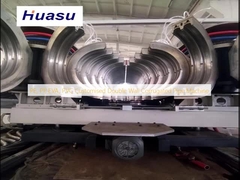 เครื่องทำท่อลูกฟูกสองชั้นแบบกำหนดเอง PE, PP, EVA, PVC