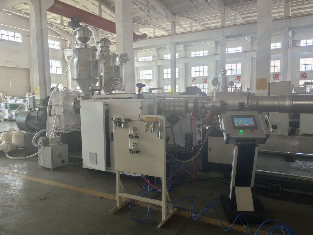 สายการผลิตท่อ DWC อัตโนมัติประสิทธิภาพสูง ประหยัดพลังงาน สำหรับการระบายน้ำและสิ่งปฏิกูล