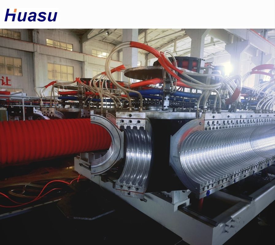 สายการผลิต DWCP แบบปรุงรูปร่างระยะว่างแบบสกรูสองแบบ ด้วยความเร็วสูงและการควบคุม PLC