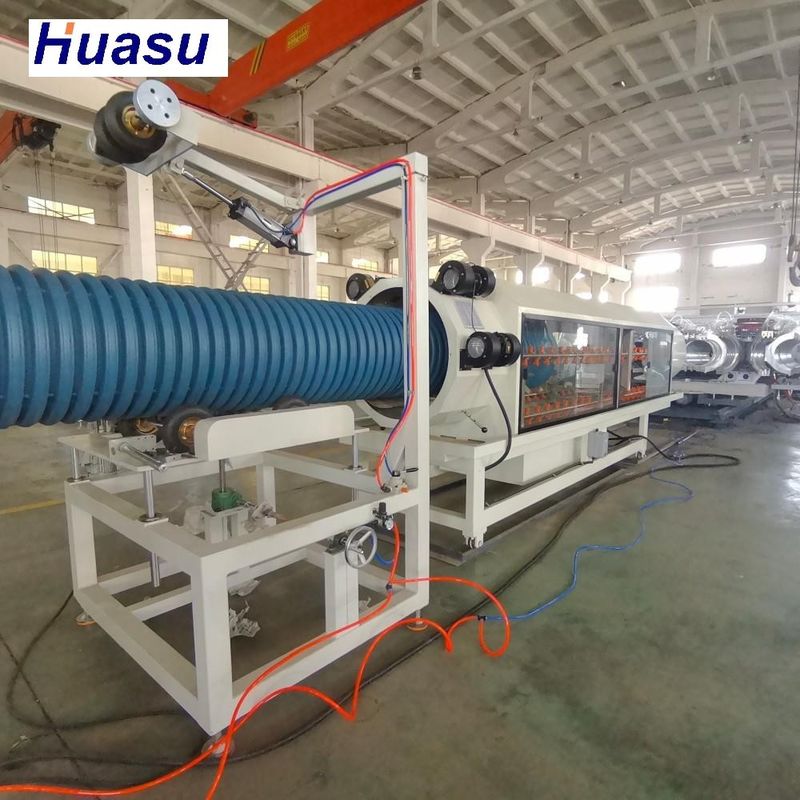 คอมพิวเตอร์ Double Wall corrugated Pipe Extrusion Line สําหรับการผลิตบล็อคแบบที่กําหนดเองและแบบจําลอง