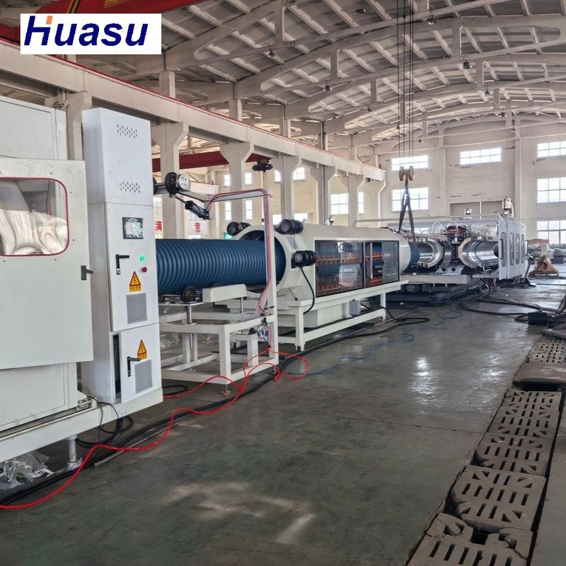 การผลิตท่อทำได้ง่ายด้วยเครื่องทำท่อ HDPE ของ Siemens Beide Main Motor ที่มีความต้องการสูง