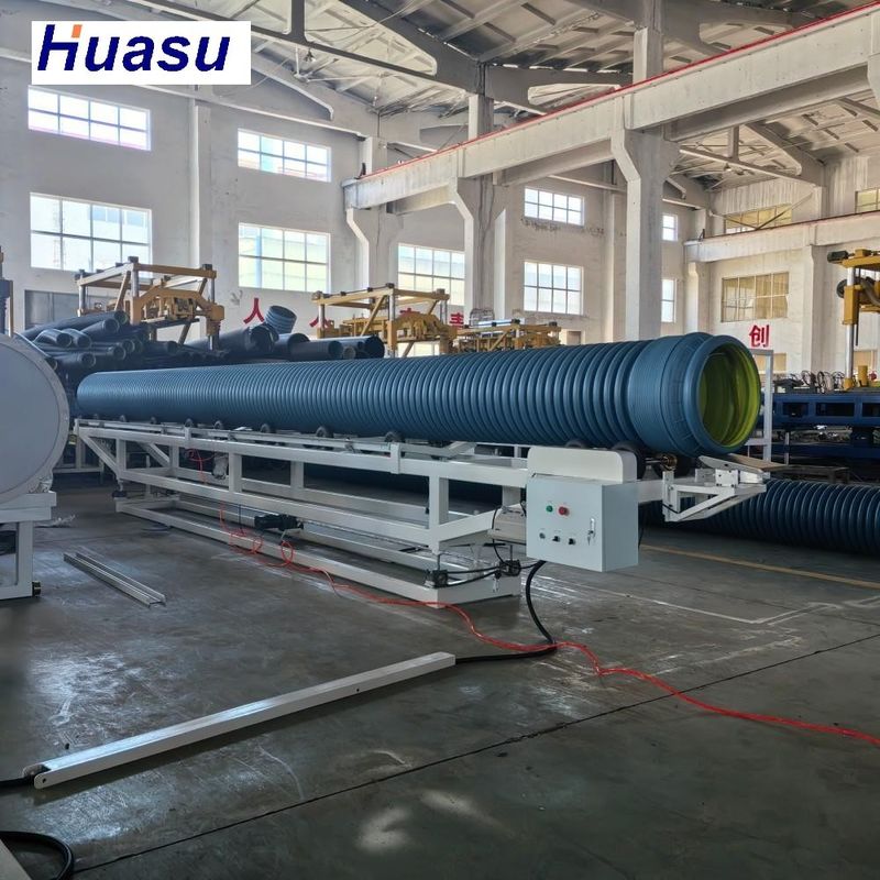 คอมพิวเตอร์ Double Wall corrugated Pipe Extrusion Line สําหรับการผลิตบล็อคแบบที่กําหนดเองและแบบจําลอง