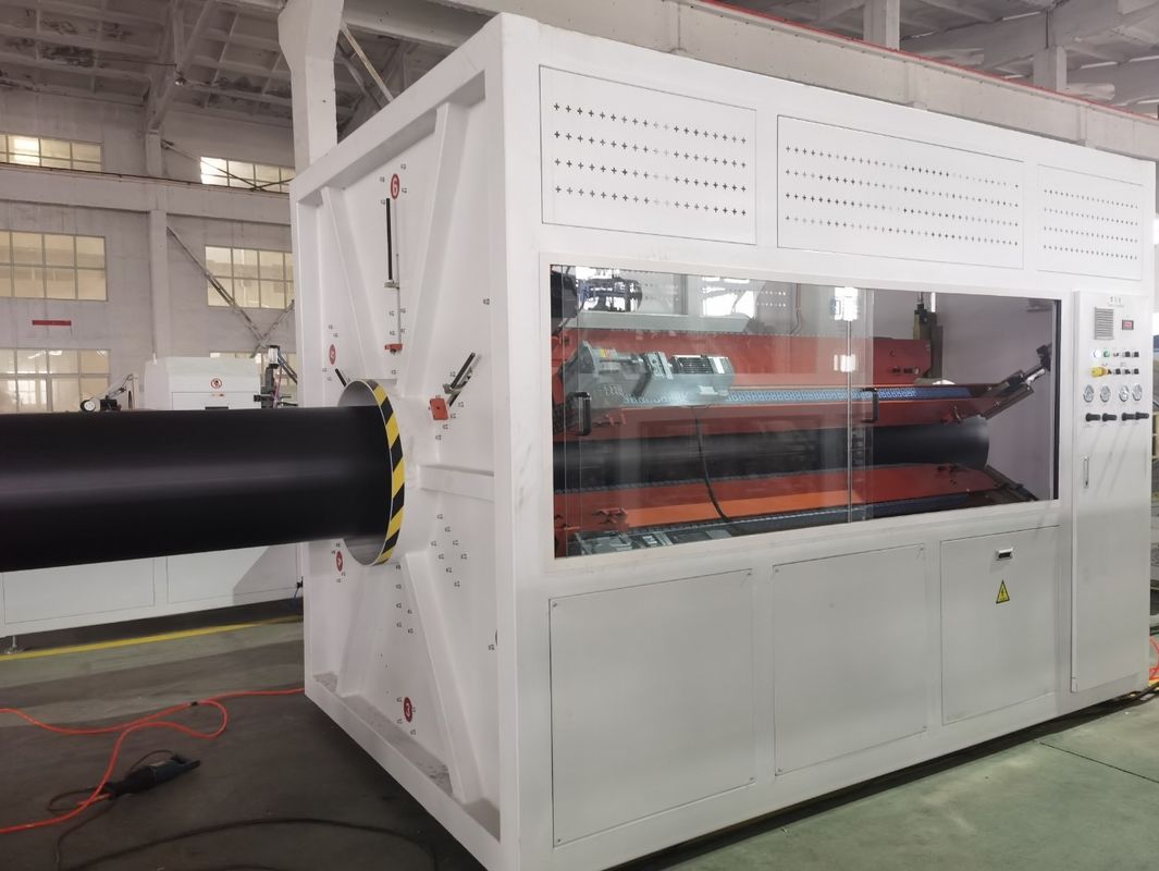 Siemens Beide / WEG Motor HDPE Pipe Extrusion Machine สําหรับการประมวลผลที่แม่นยําและแม่นยํา