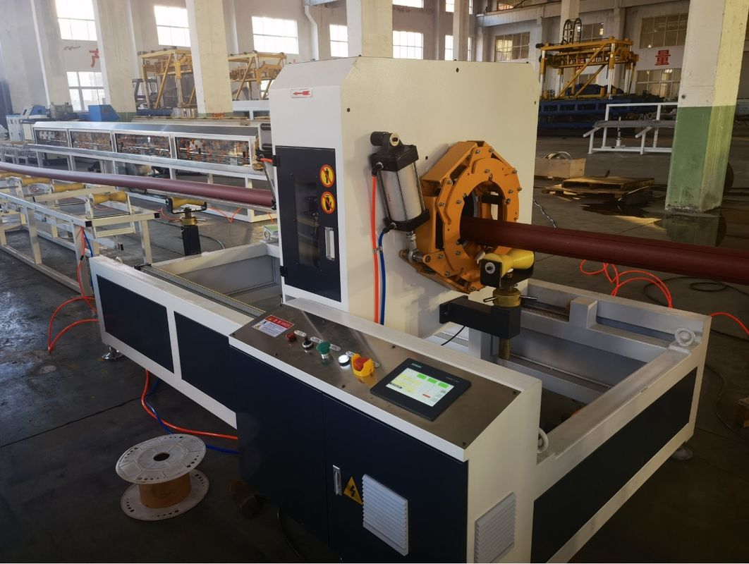 PLC ปกครองผนังแข็ง Hdpe ท่อสาย extrusion สําหรับการแก้ไขหลากหลายและ customizable