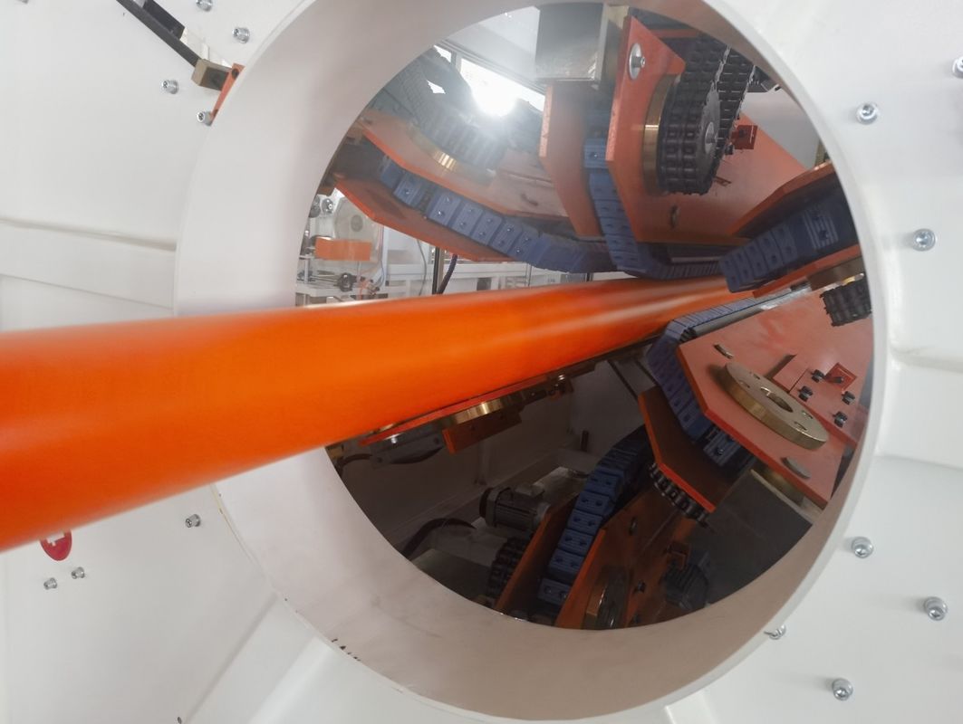 สายสกรูเดียว HDPE ท่อ extrusion กับ 38CrMoAl วัสดุสกรูและวิธีการเย็นน้ํา