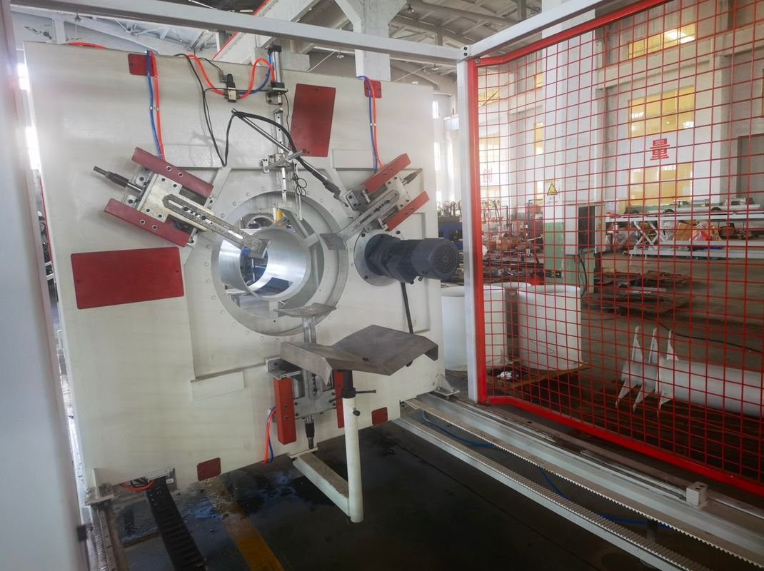 อัตโนมัติ Double Wall Corrugation Pipe Machine สําหรับการผลิตขนาดสูง