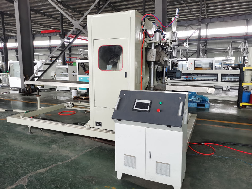 PP / PE / วัสดุ PVC ผนังสองสายท่อ corrugated Extrusion อัตโนมัติ