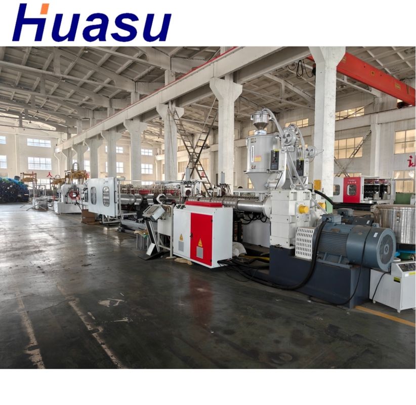 เครื่องจักรท่อลูกฟูกสองชั้นแบบปรับแต่งได้ ท่อ HDPE ทนทาน สำหรับช่วงเส้นผ่านศูนย์กลางท่อ 32 มม. - 1600 มม.