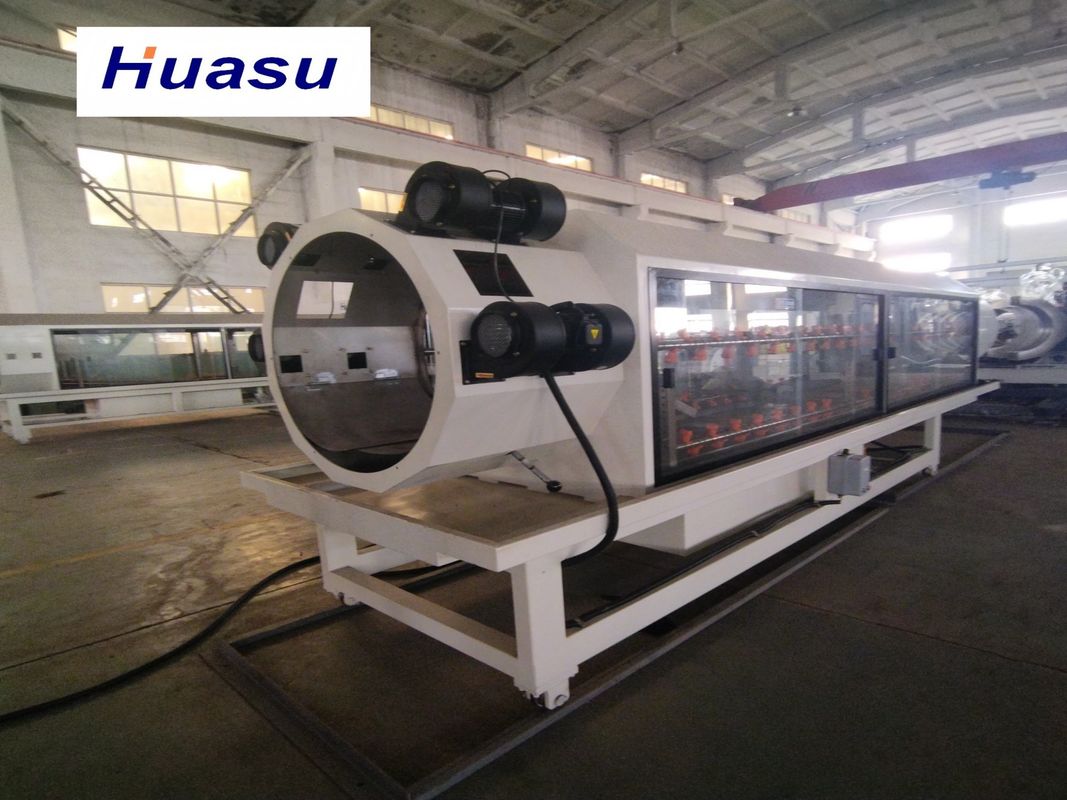 สายการผลิตท่อลูกฟูกสองชั้นพร้อมเส้นผ่านศูนย์กลางท่อ 32-1600 มม. ความจุ 60-2000 กก./ชม. และระบบควบคุม PLC ของ Siemens