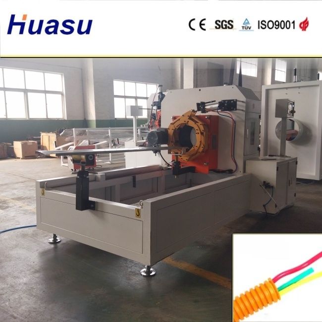 สายการผลิตท่อลูกฟูกสองชั้นพร้อมช่วงเส้นผ่านศูนย์กลางการตัด 32-1600 มม. และกระบวนการระบายความร้อนด้วยน้ำ พร้อมเทคโนโลยี Siemens PLC