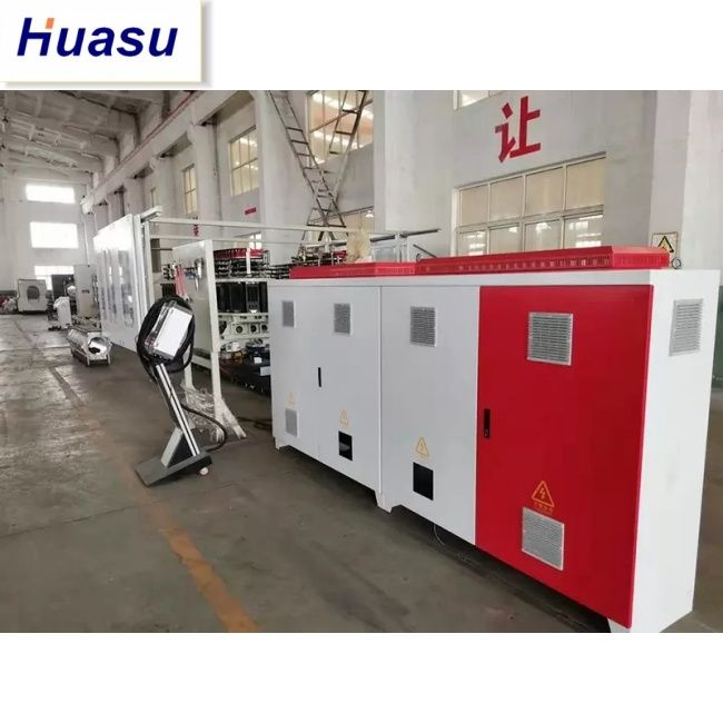 สายดัดท่อ DWC พร้อมเครื่องดัดท่อกระโปรงทรงโคลนแบบ Twin-screw สําหรับเส้นกว้างท่อ 32-1600mm และความจุ 60-2000kg/h