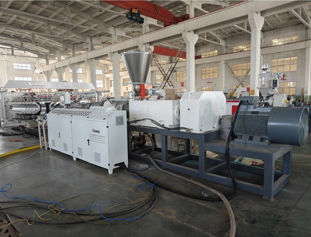 สายการผลิตท่อ PVC ลูกฟูกสำหรับ การผลิตที่ยั่งยืน