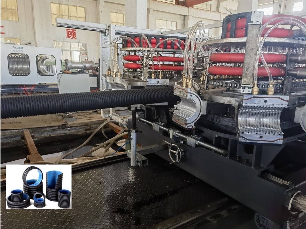 สายดัดท่อกระบอกสองผนังที่มี Siemens Inverter กว้าง 63 มม.