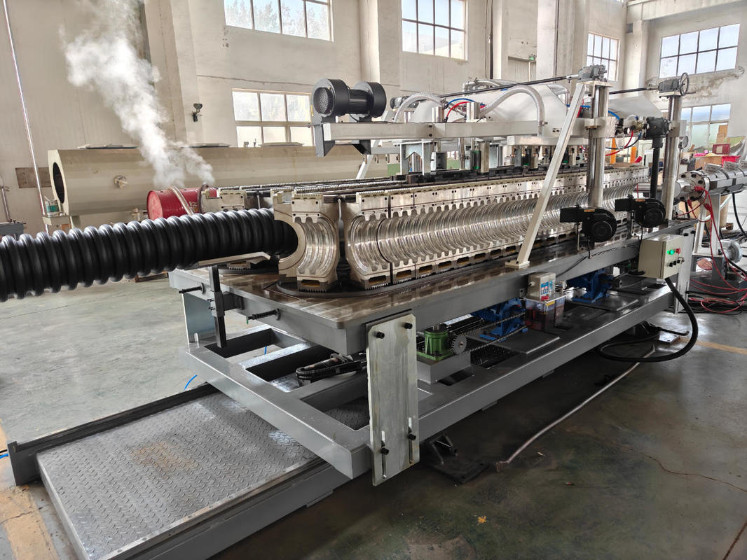 Siemens Main Motor DWC Pipe Extrusion Line with PLC Control and 35-55 Working Days Lead Time