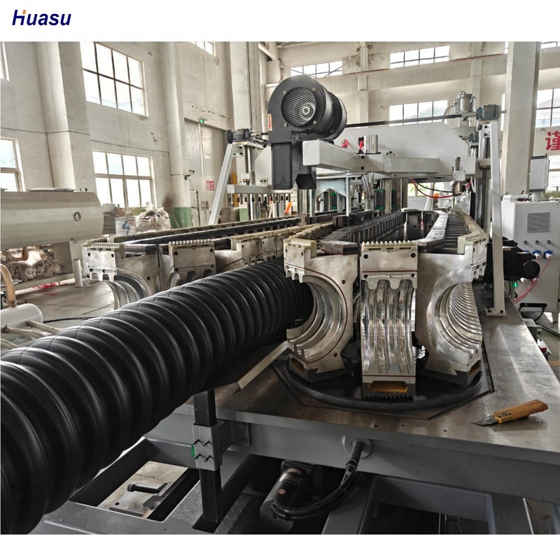 Siemens Contactor PLC Control Single Wall Corrugated Pipe Extrusion Line with 35-55 Working Days Lead Time