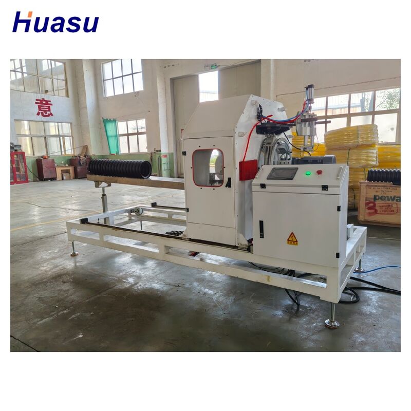 การผลิตสูง อัตโนมัติคอมพิวเตอร์ HDPE ท่อ extrusion สายกับ Siemens PLC การควบคุมสําหรับการผลิตท่อ corrugated