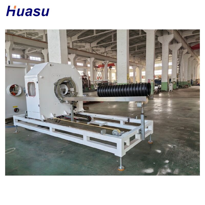63-1600mm Pipe ID HDPE Pipe Extrusion Line เครื่องผลิตท่อระบายน้ําแบบครบถ้วนแบบอัตโนมัติ