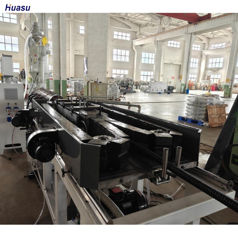 สายดัดท่อกระบวนผนังเดียวที่มีการควบคุม PLC พลังงานมอเตอร์ 37kw และการรับประกัน 1 ปี