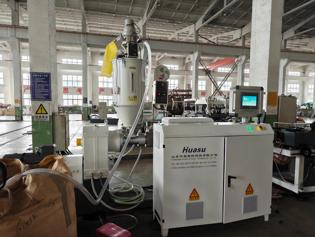 สายการผลิตท่อลูกฟูกผนังเดี่ยวพร้อมระบบควบคุม PLC และส่วนประกอบไฟฟ้า Schneider/Siemens ที่มีคุณสมบัติการไนไตรด์ของกระบอกสูบลึก 0.4 ถึง 0.7 มม.