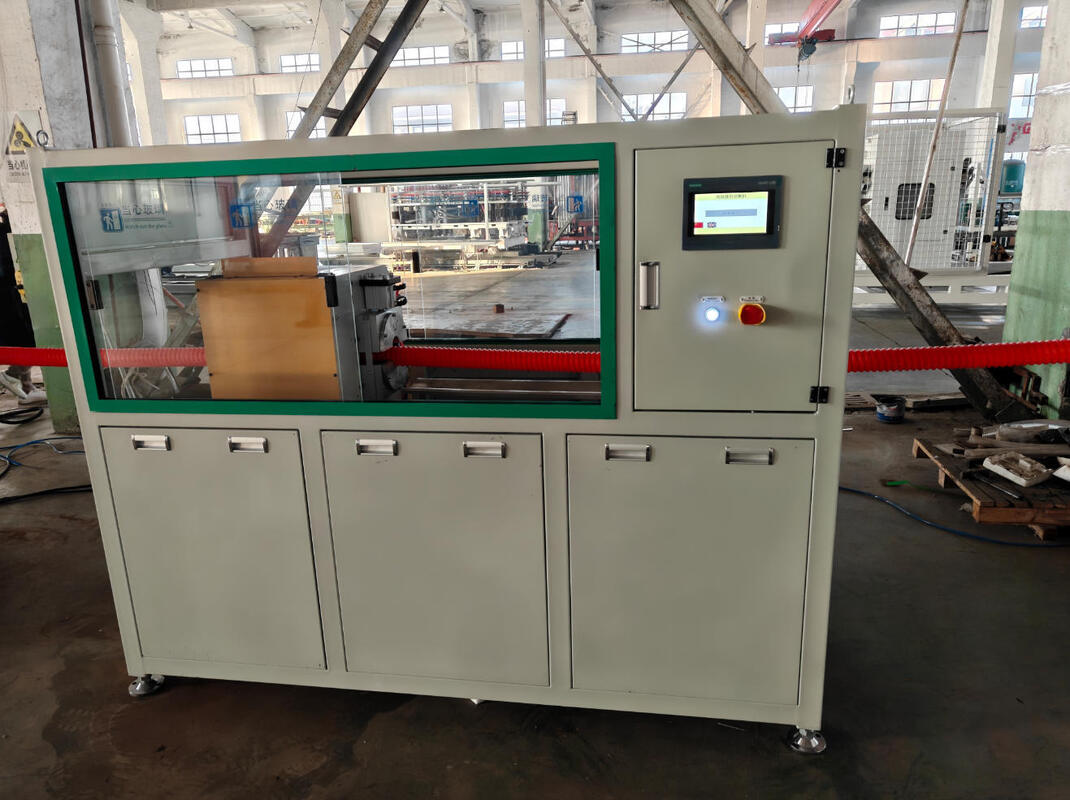 สายการผลิตท่อลูกฟูกสองชั้นพร้อมตัวควบคุมความถี่ Siemens และวัสดุเกียร์ 20CrMnTi เพื่อความเสถียรสูง