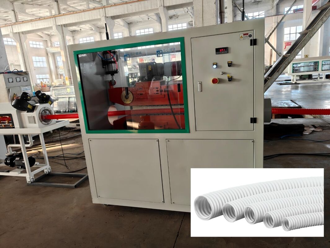 สายการผลิตท่อระบายเค็มที่กําหนดเอง พร้อม PLC Remote Control ออกแบบเพื่อผลิตท่อที่เรียบร้อยและคง