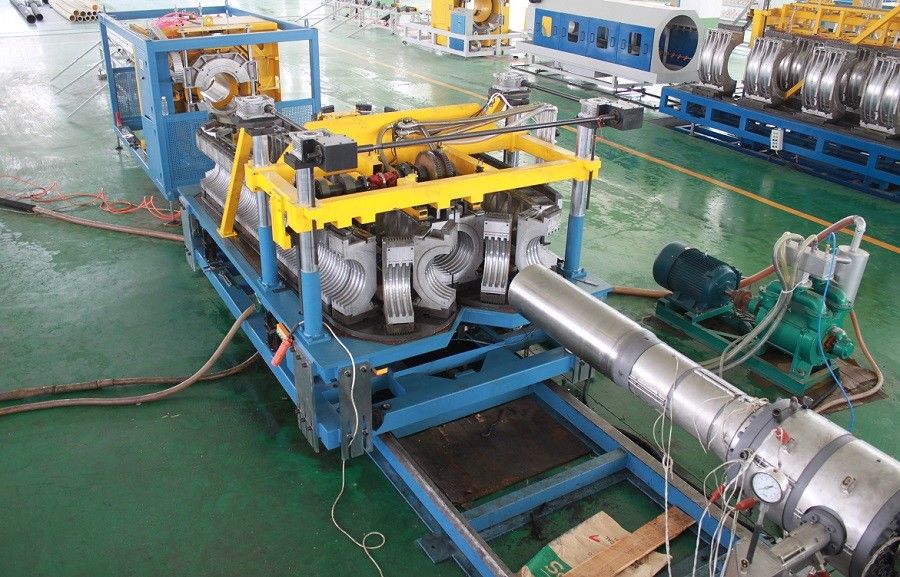 SBG-500 Double Corrugated Pipe Machine, HDPE สายการผลิตท่อคู่