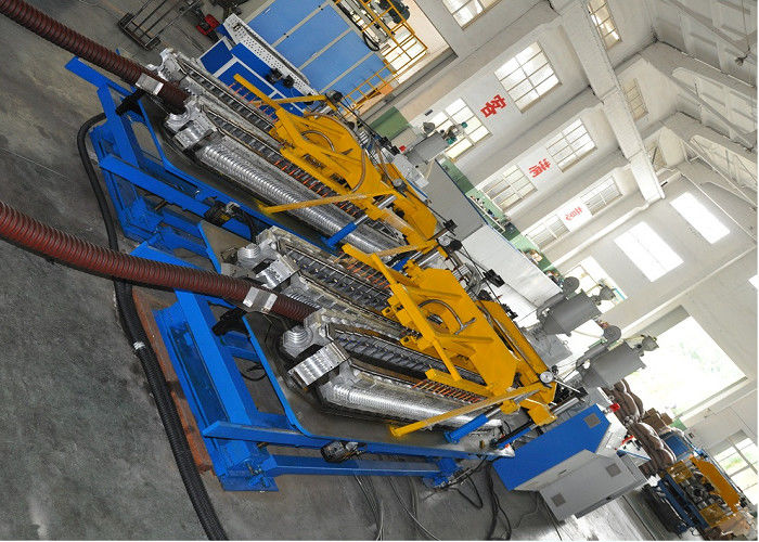 สายการผลิต PE / PP Spiral Pipe Extrusion Line ที่มีประสิทธิภาพสูง SQ63-250 Spiral Welded Pipe Machine