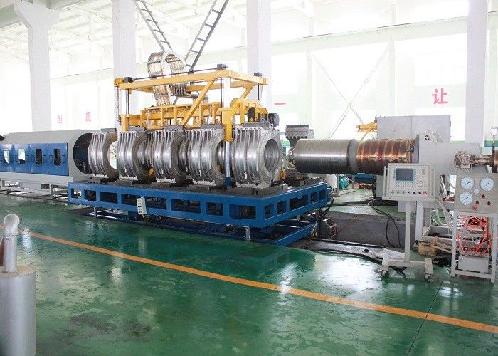 32 - 1500mm PVC Double Wall Corrugated ท่อ Extrusion Line SBG1000 ผนังคู่ UPVC