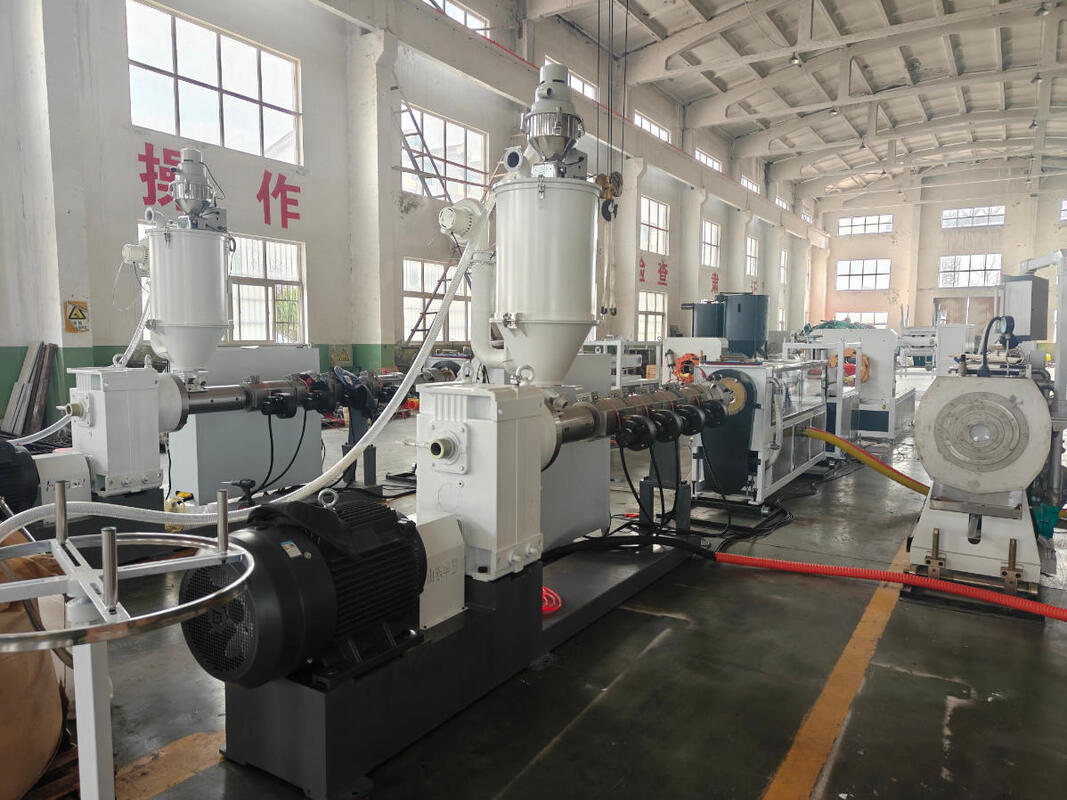 Single-wall Pipe Type Spiral Pipe Extrusion Line Semi-automatic To Fully Automatic Options Pipe Shape With Sample Or Drawing