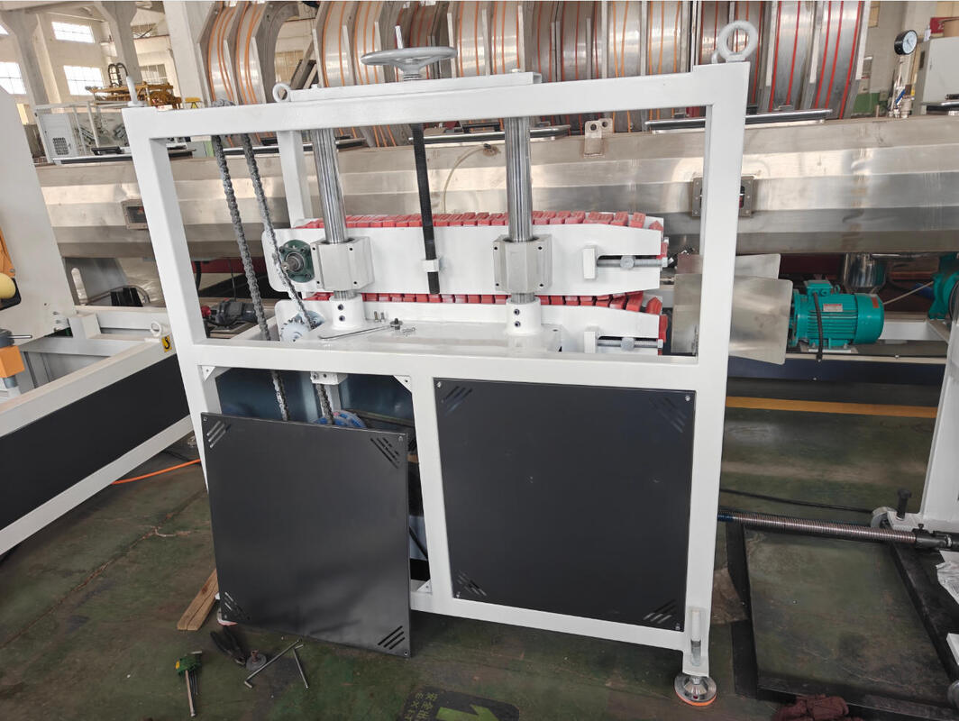 PLC Control Spiral Pipe Extrusion Line Incorporating PP Pipe Material and 100m Roll Winding Machine for Consistent Pipe